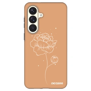 Szilikon tok erre a típusra Samsung Galaxy S26+ - Peonies
