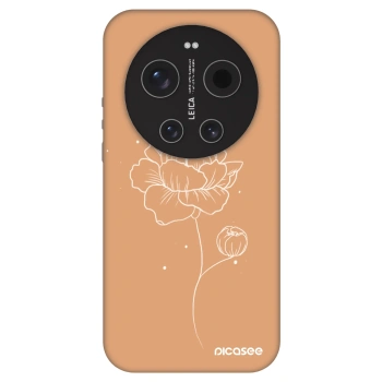 Szilikon tok erre a típusra Xiaomi 17 Ultra - Peonies