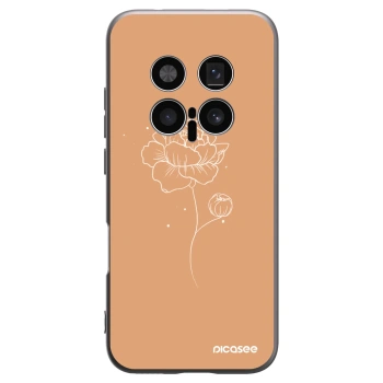 Picasee fekete szilikon tok az alábbi mobiltelefonokra Honor Magic8 Pro 5G - Peonies
