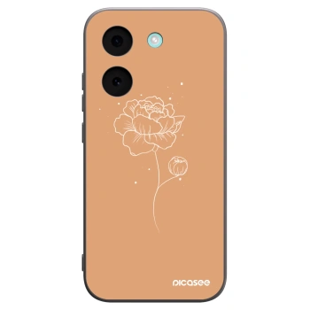 Picasee fekete szilikon tok az alábbi mobiltelefonokra Xiaomi Poco X8 Pro - Peonies
