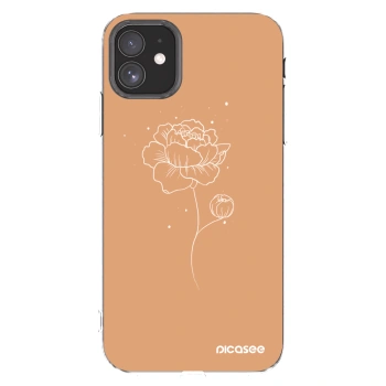 Picasee átlátszó szilikon tok az alábbi mobiltelefonokra Apple iPhone 11 - Peonies