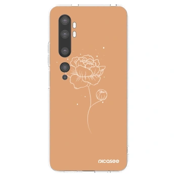 Picasee átlátszó szilikon tok az alábbi mobiltelefonokra Xiaomi Mi Note 10 (Pro) - Peonies