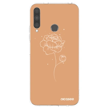 Picasee átlátszó szilikon tok az alábbi mobiltelefonokra Huawei P40 Lite E - Peonies