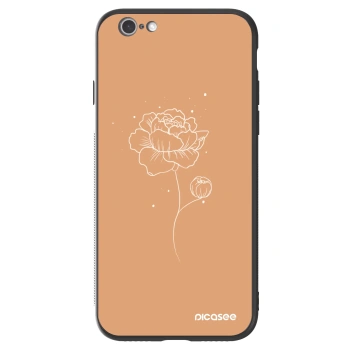 Szilikon tok erre a típusra Apple iPhone 6/6S - Peonies