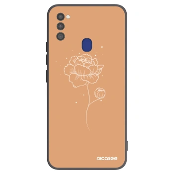 Tok az alábbi mobiltelefonokra Samsung Galaxy M21 M215F - Peonies