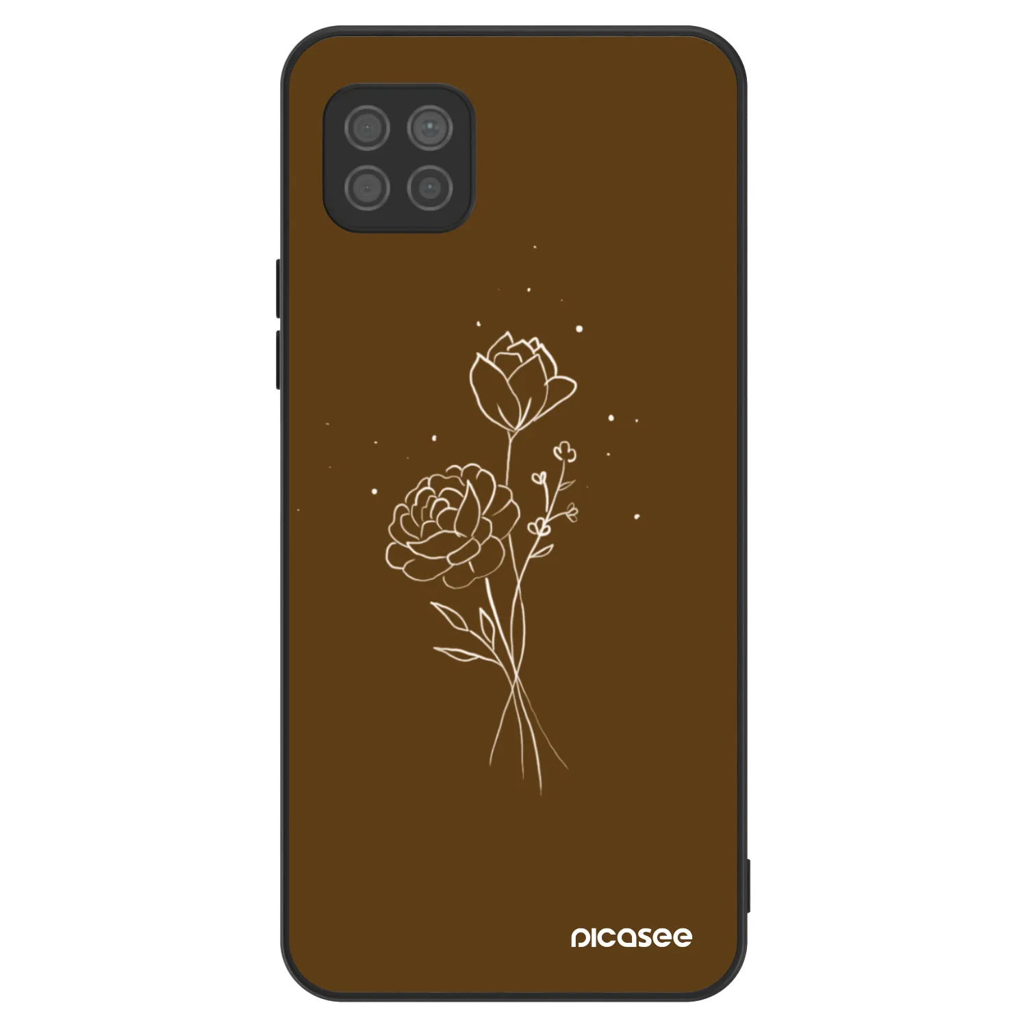Picasee ULTIMATE CASE Huawei P40 Lite - készülékre - Brown flowers