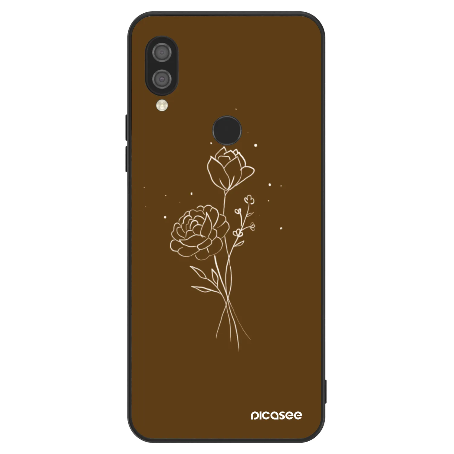 Picasee ULTIMATE CASE Xiaomi Redmi 7 - készülékre - Brown flowers