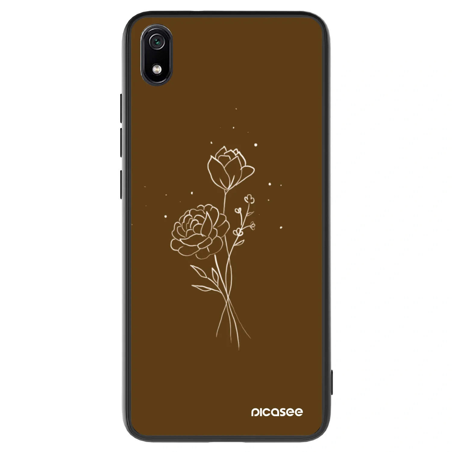 Picasee ULTIMATE CASE Xiaomi Redmi 7A - készülékre - Brown flowers
