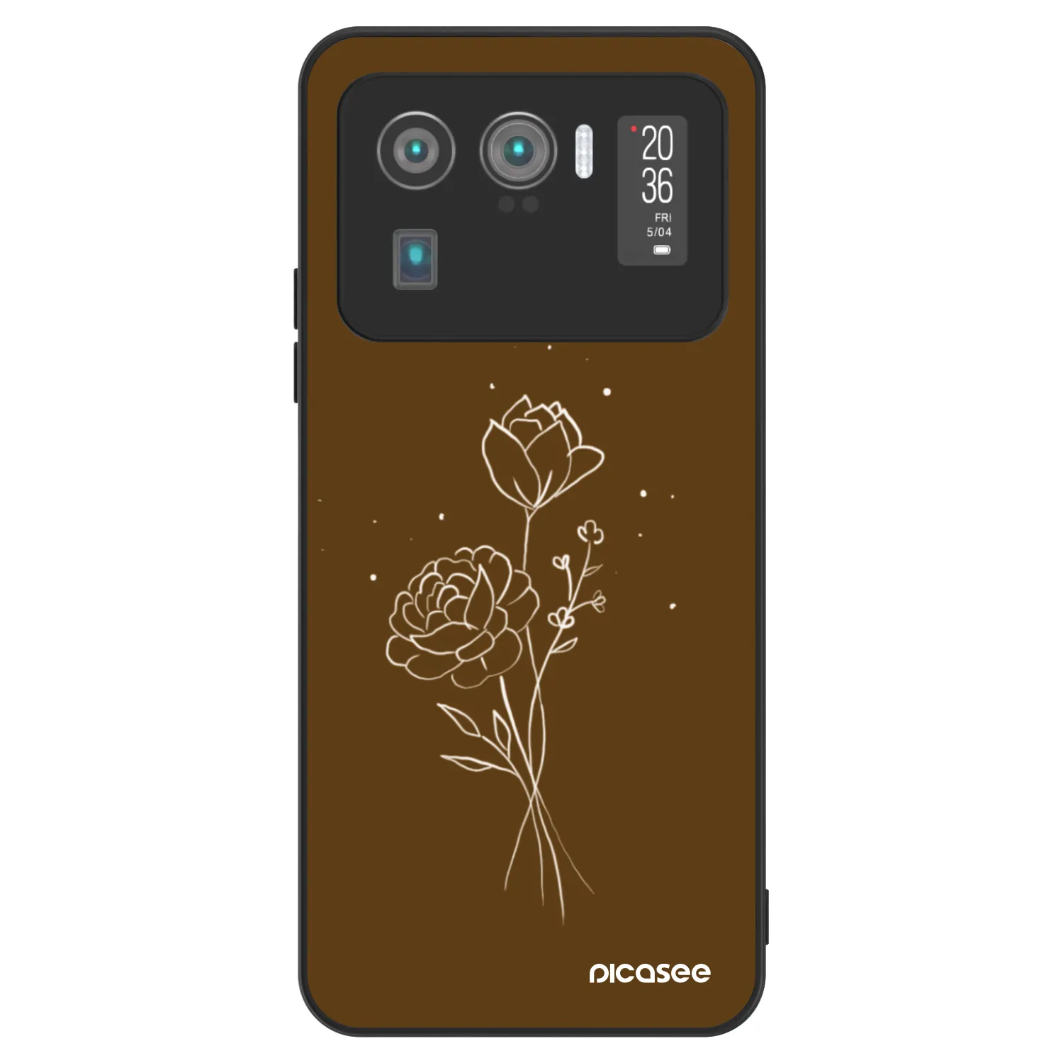 Picasee ULTIMATE CASE Xiaomi Mi 11 Ultra - készülékre - Brown flowers
