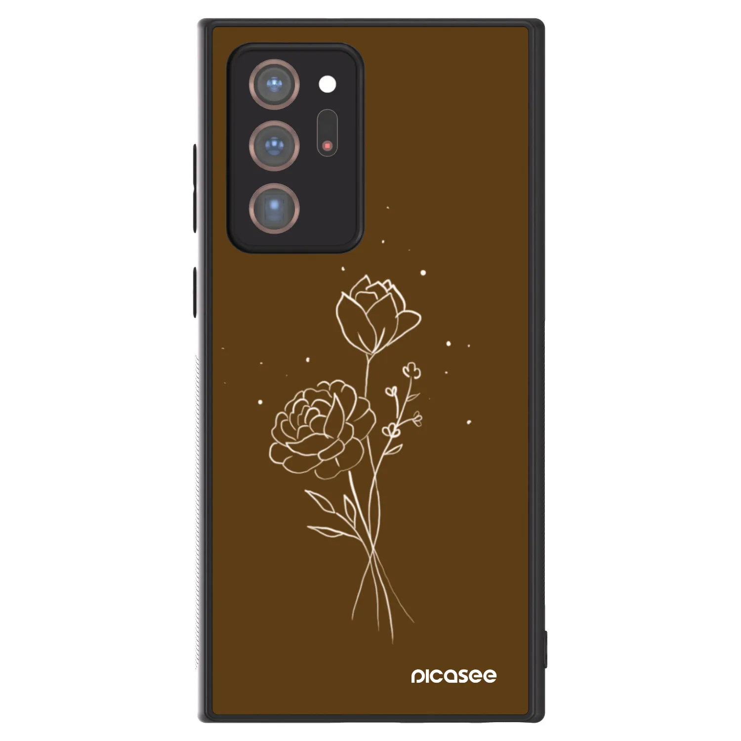 Picasee ULTIMATE CASE Samsung Galaxy Note 20 Ultra - készülékre - Brown flowers