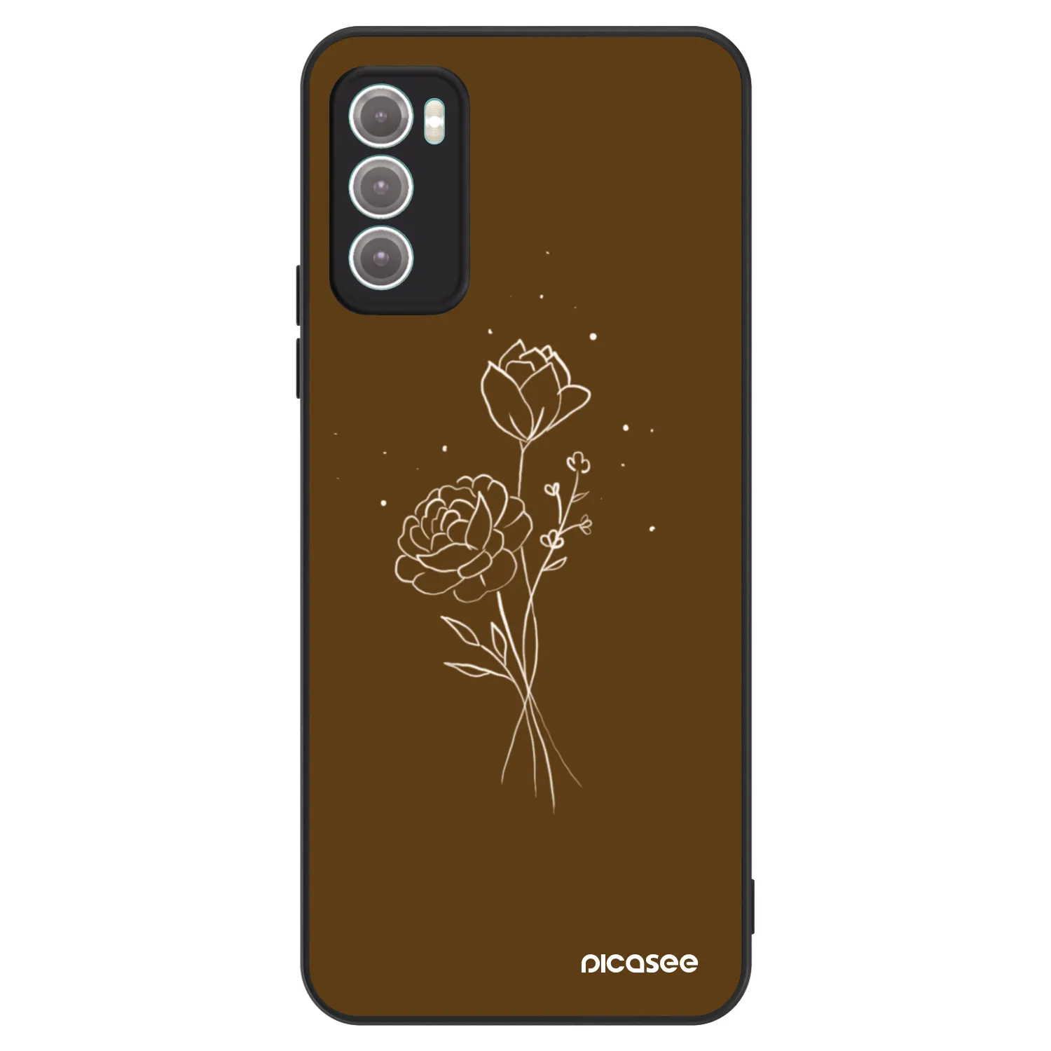 Picasee ULTIMATE CASE Motorola Moto G60 - készülékre - Brown flowers