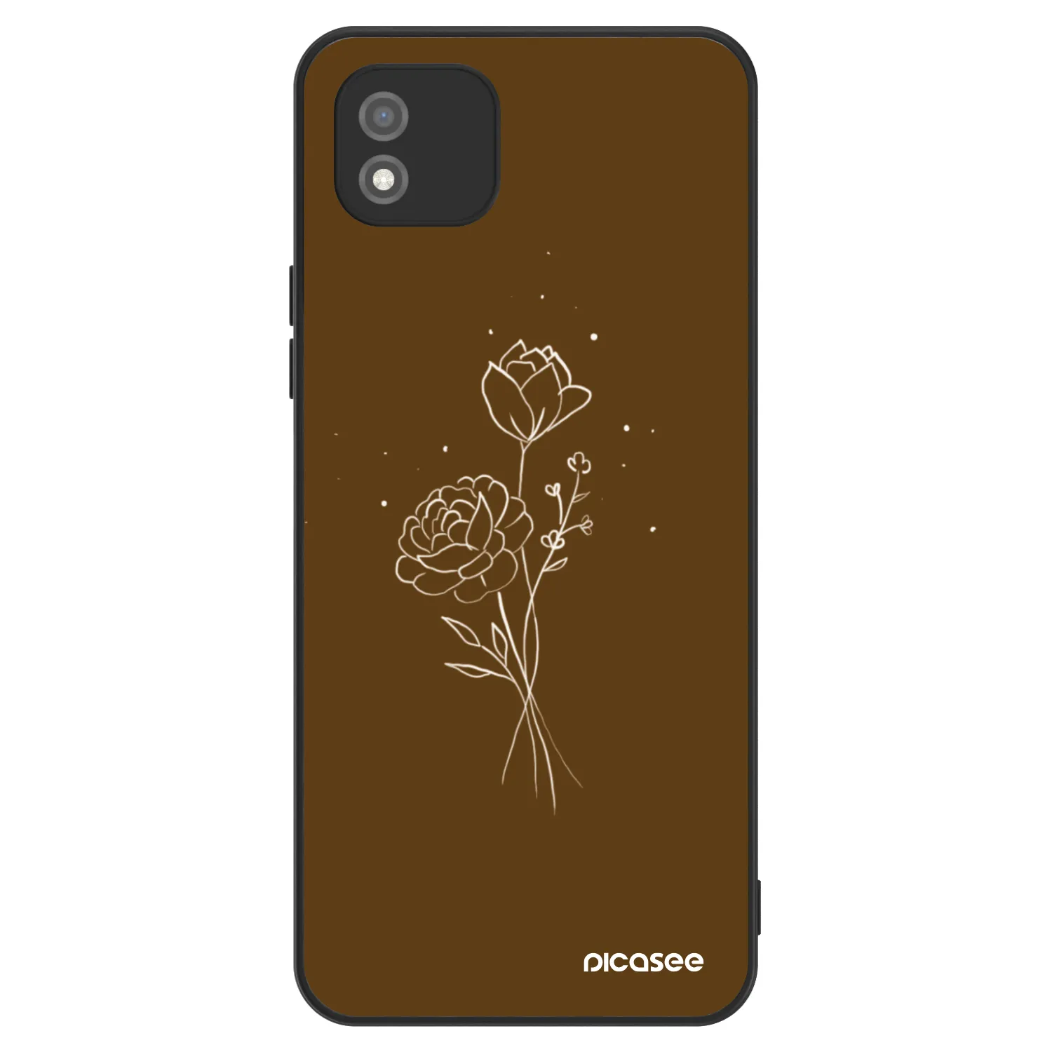 Picasee ULTIMATE CASE Realme C11 (2021) - készülékre - Brown flowers