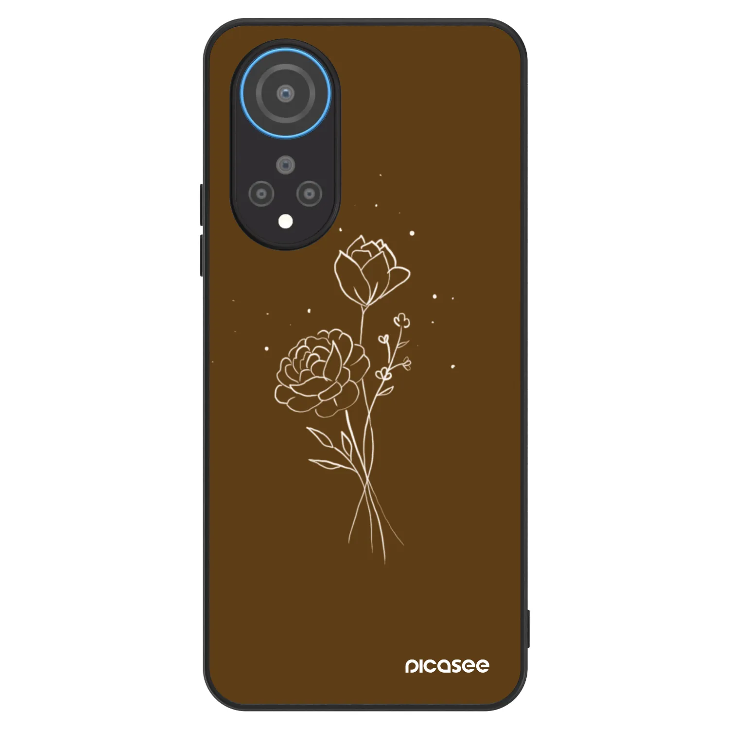 Picasee ULTIMATE CASE Honor X7 - készülékre - Brown flowers