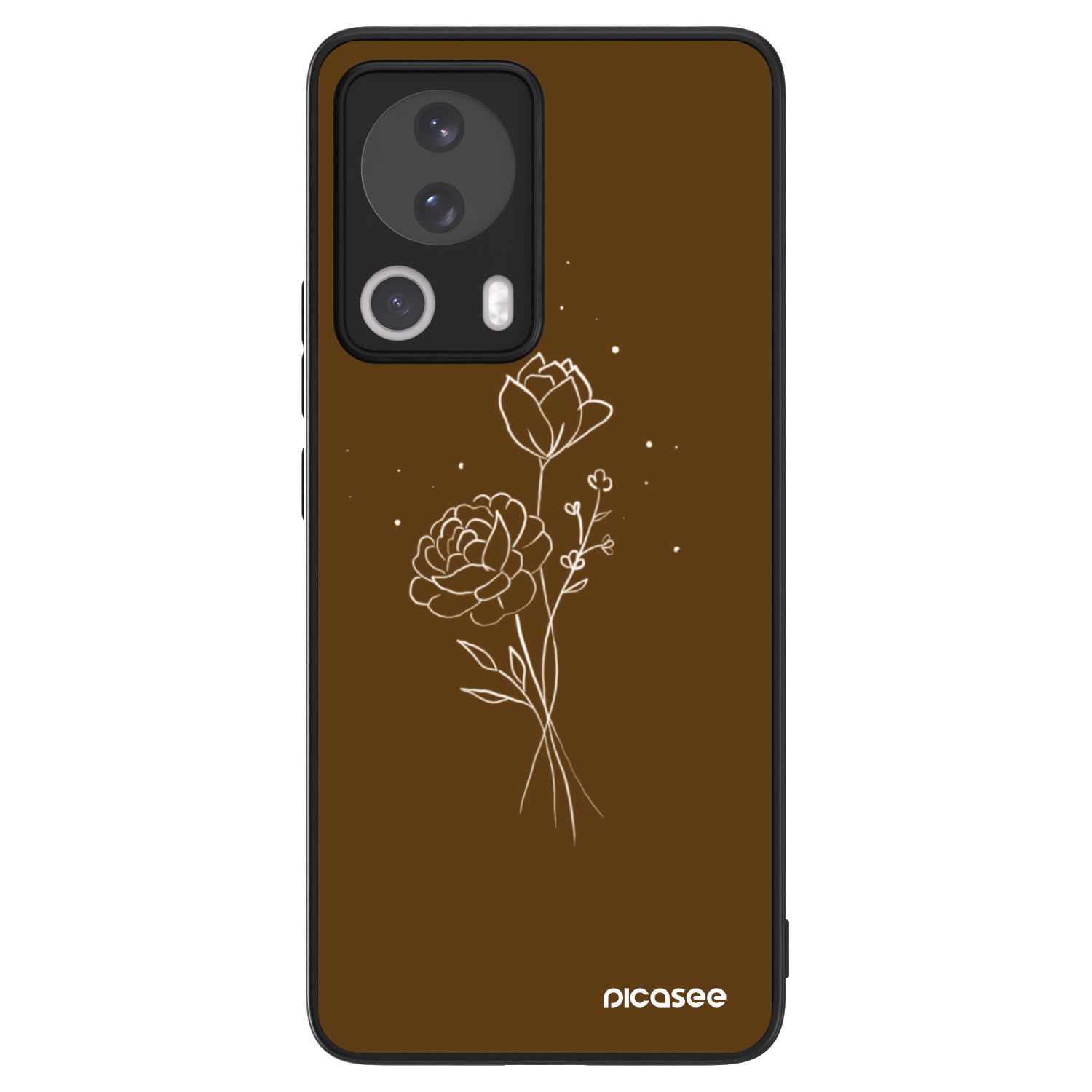 Picasee ULTIMATE CASE Xiaomi 13 Lite - készülékre - Brown flowers