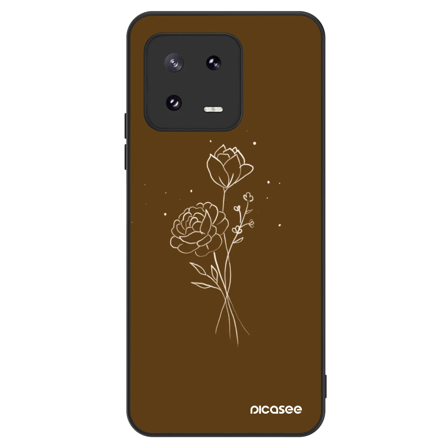 Picasee ULTIMATE CASE Xiaomi 13 Pro - készülékre - Brown flowers