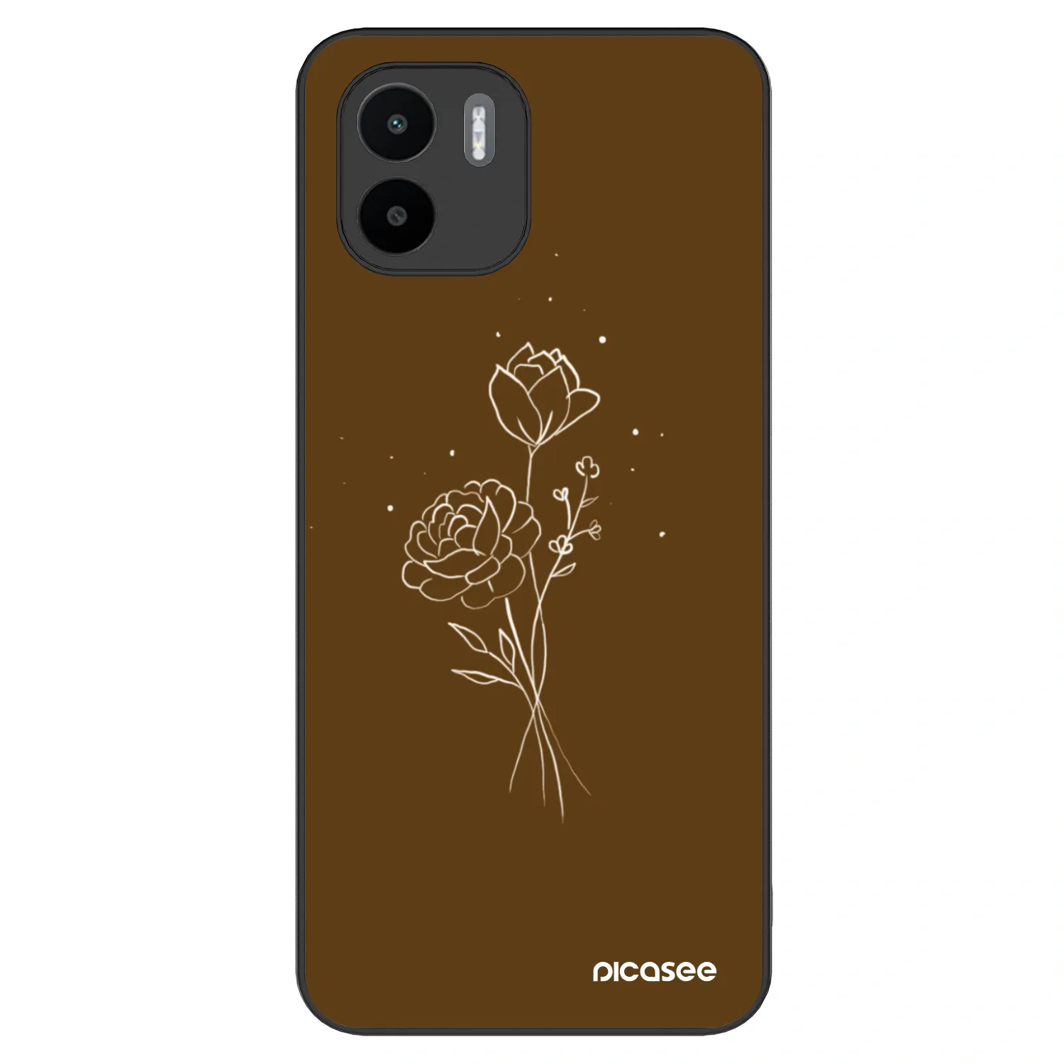Picasee ULTIMATE CASE Xiaomi Redmi A2 - készülékre - Brown flowers