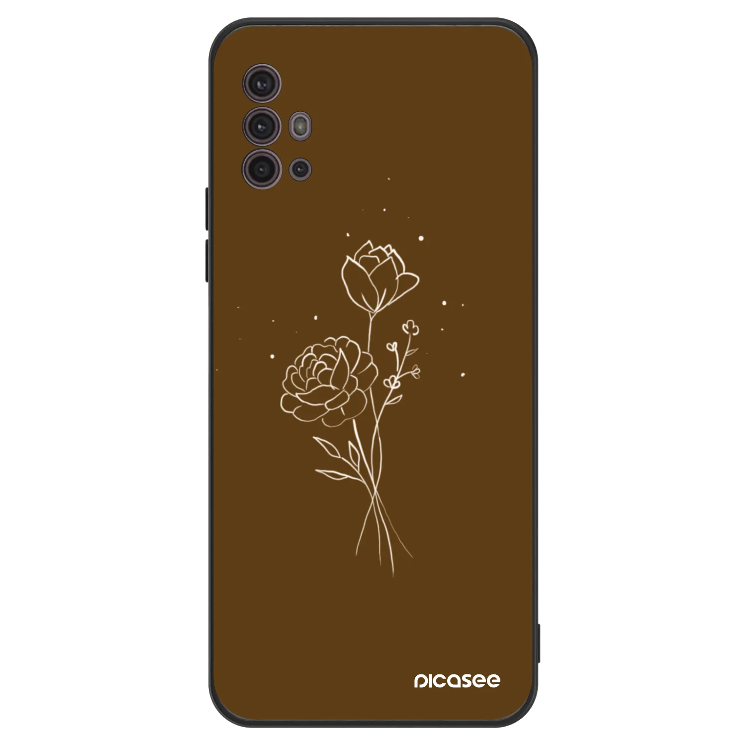 Picasee ULTIMATE CASE Motorola Moto G30 - készülékre - Brown flowers
