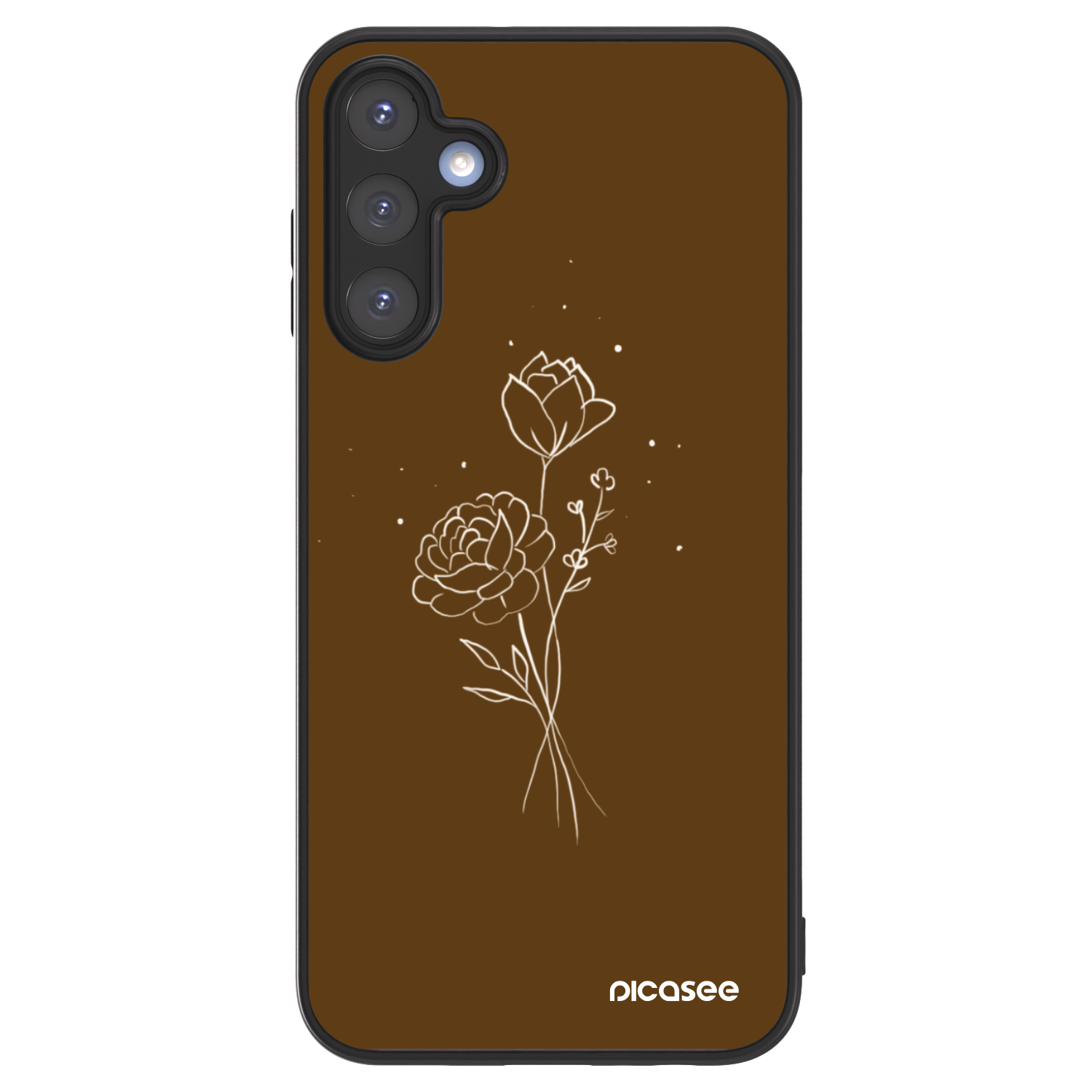 Picasee ULTIMATE CASE Samsung Galaxy A15 A156B 5G - készülékre - Brown flowers