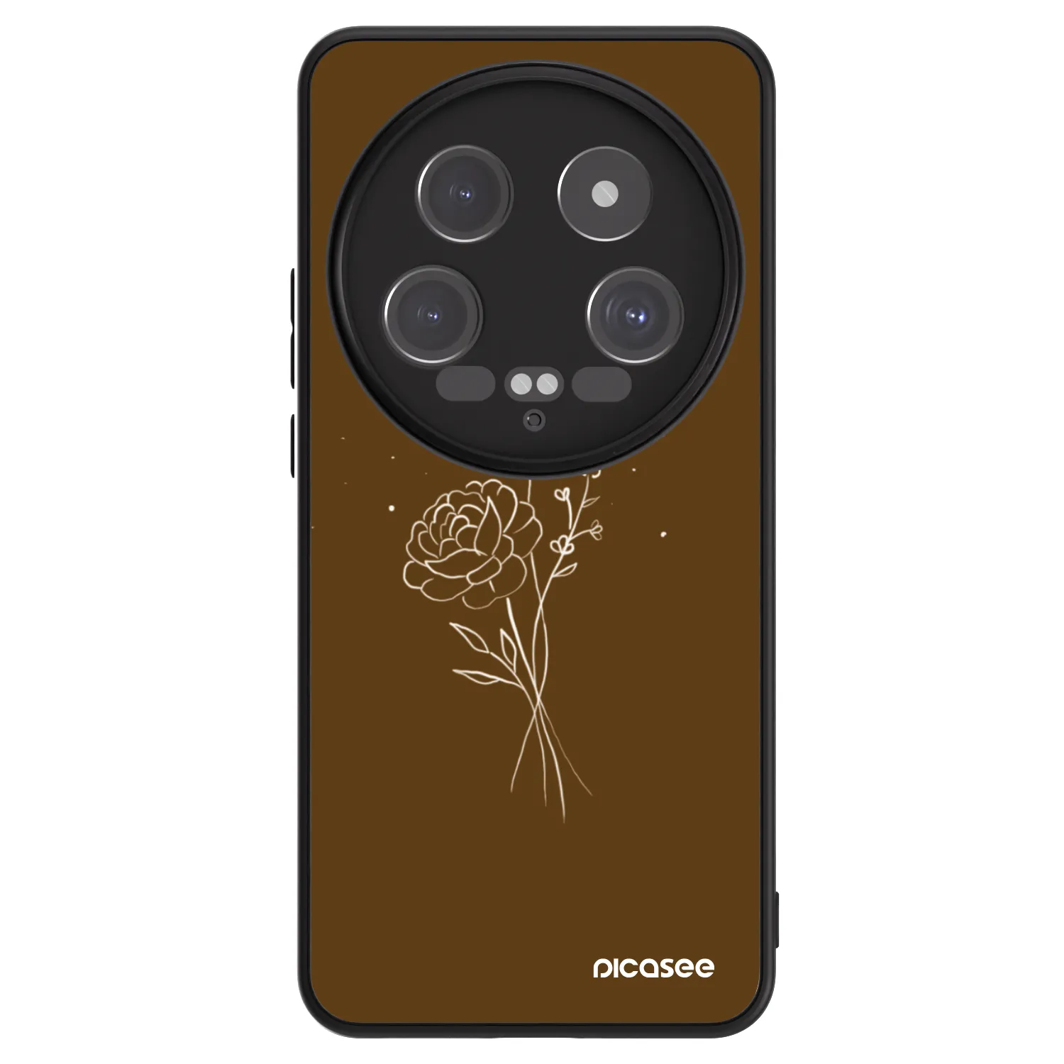 Picasee ULTIMATE CASE Xiaomi 14 Ultra - készülékre - Brown flowers