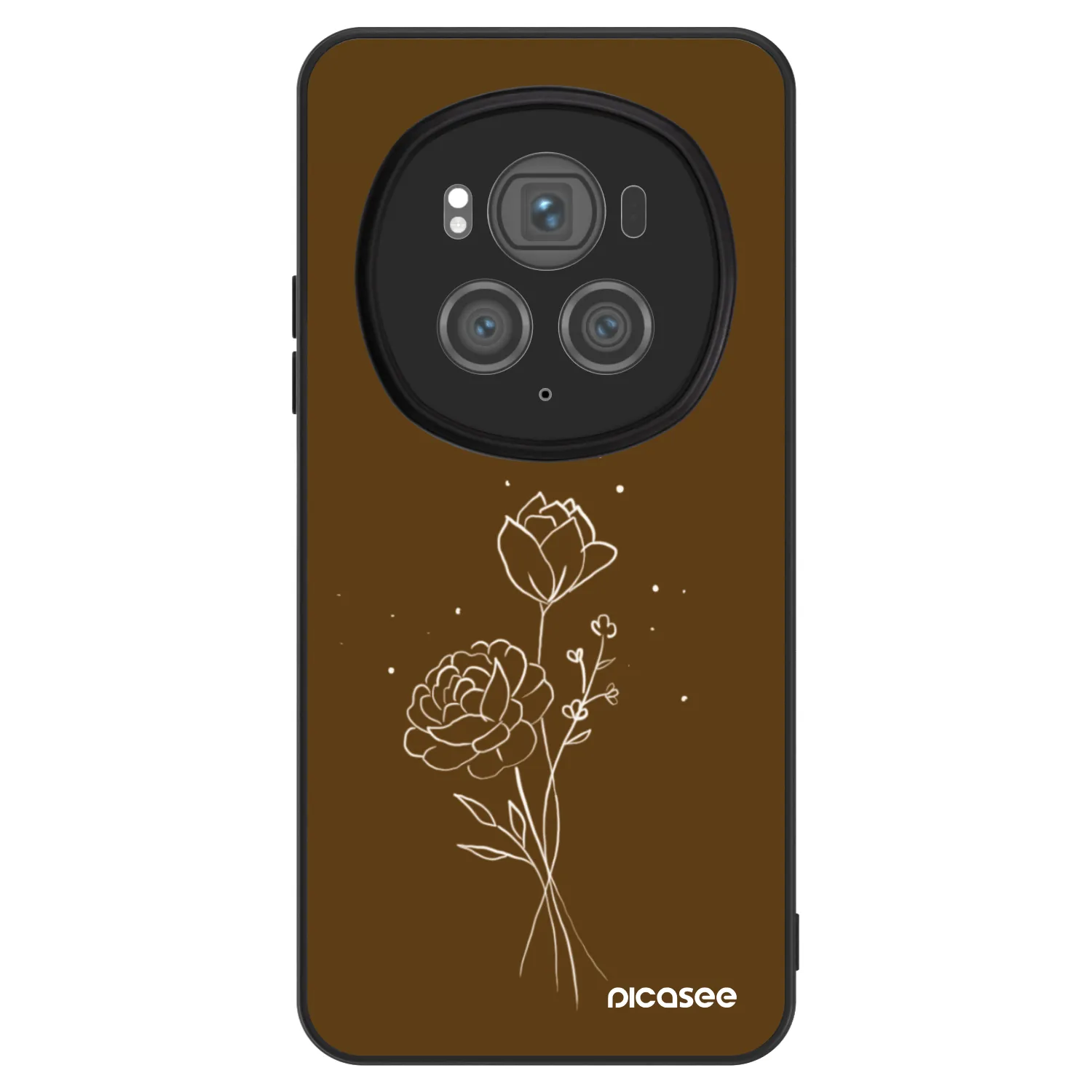 Picasee ULTIMATE CASE Honor Magic6 Pro - készülékre - Brown flowers