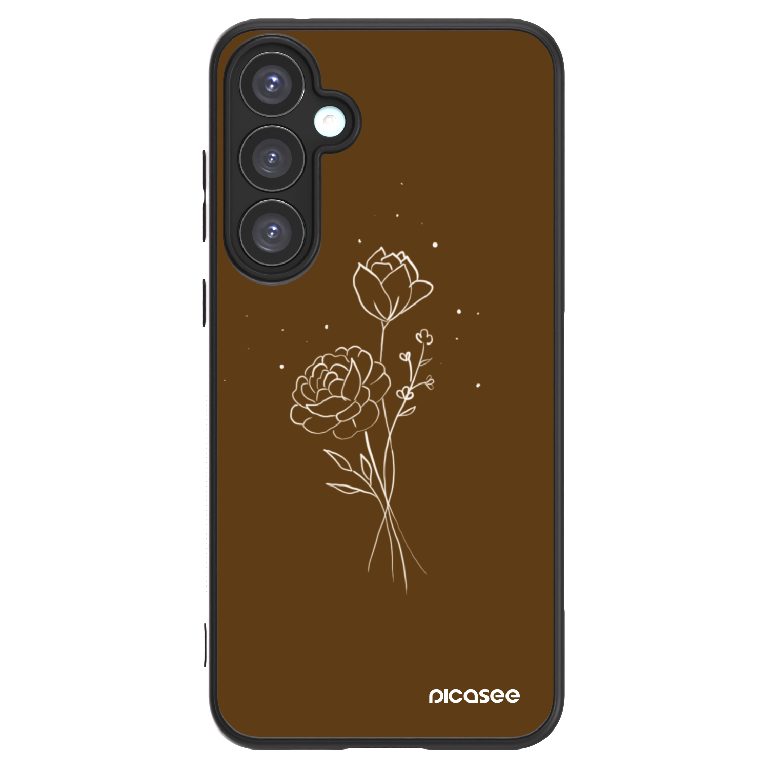 Picasee ULTIMATE CASE Samsung Galaxy A55 5G A556B - készülékre - Brown flowers