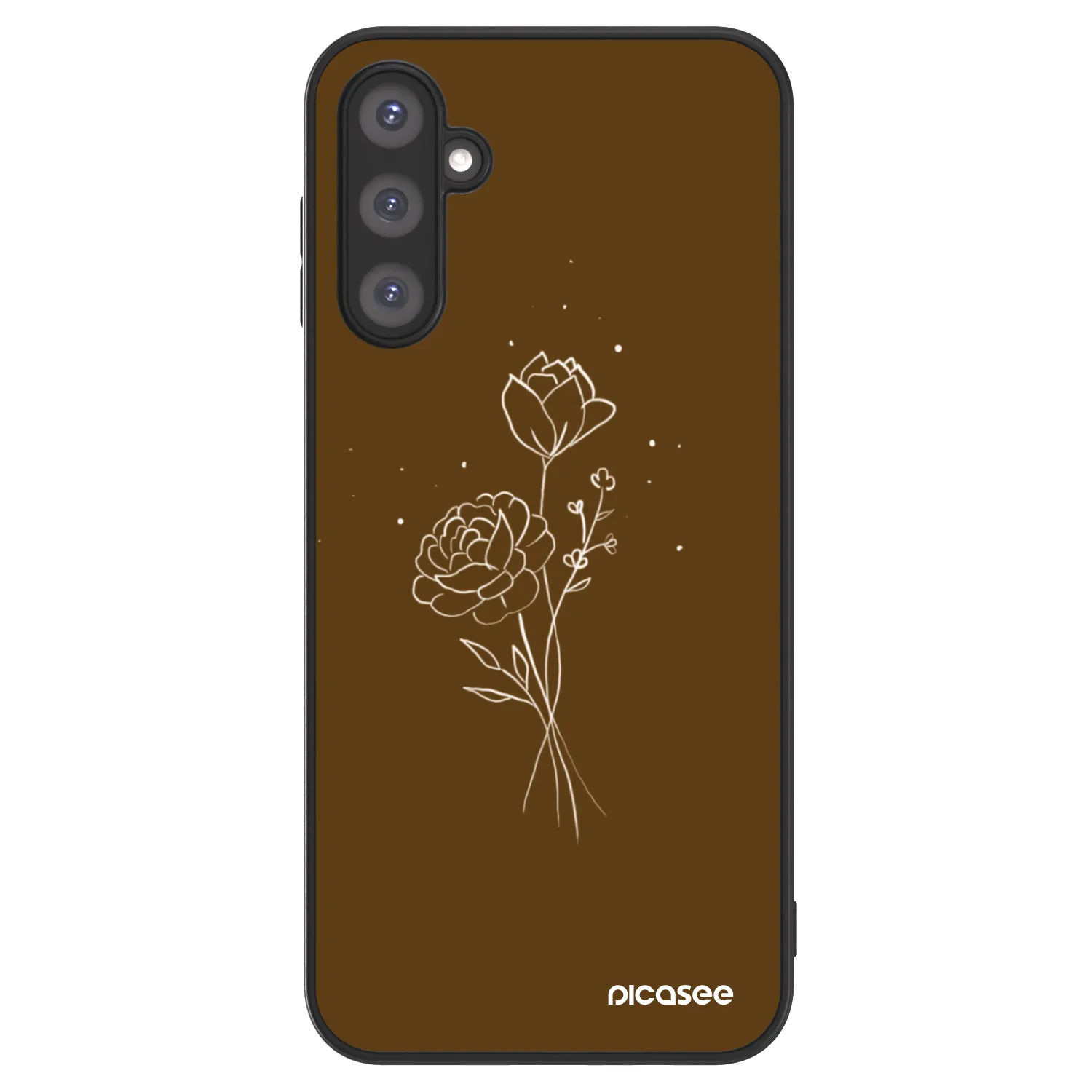 Picasee ULTIMATE CASE Samsung Galaxy A05s A057G - készülékre - Brown flowers