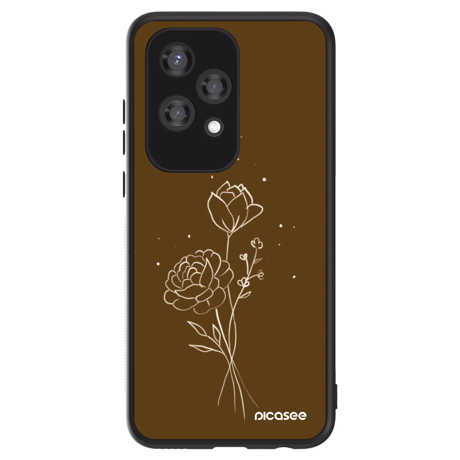 Picasee ULTIMATE CASE Honor 200 Lite - készülékre - Brown flowers