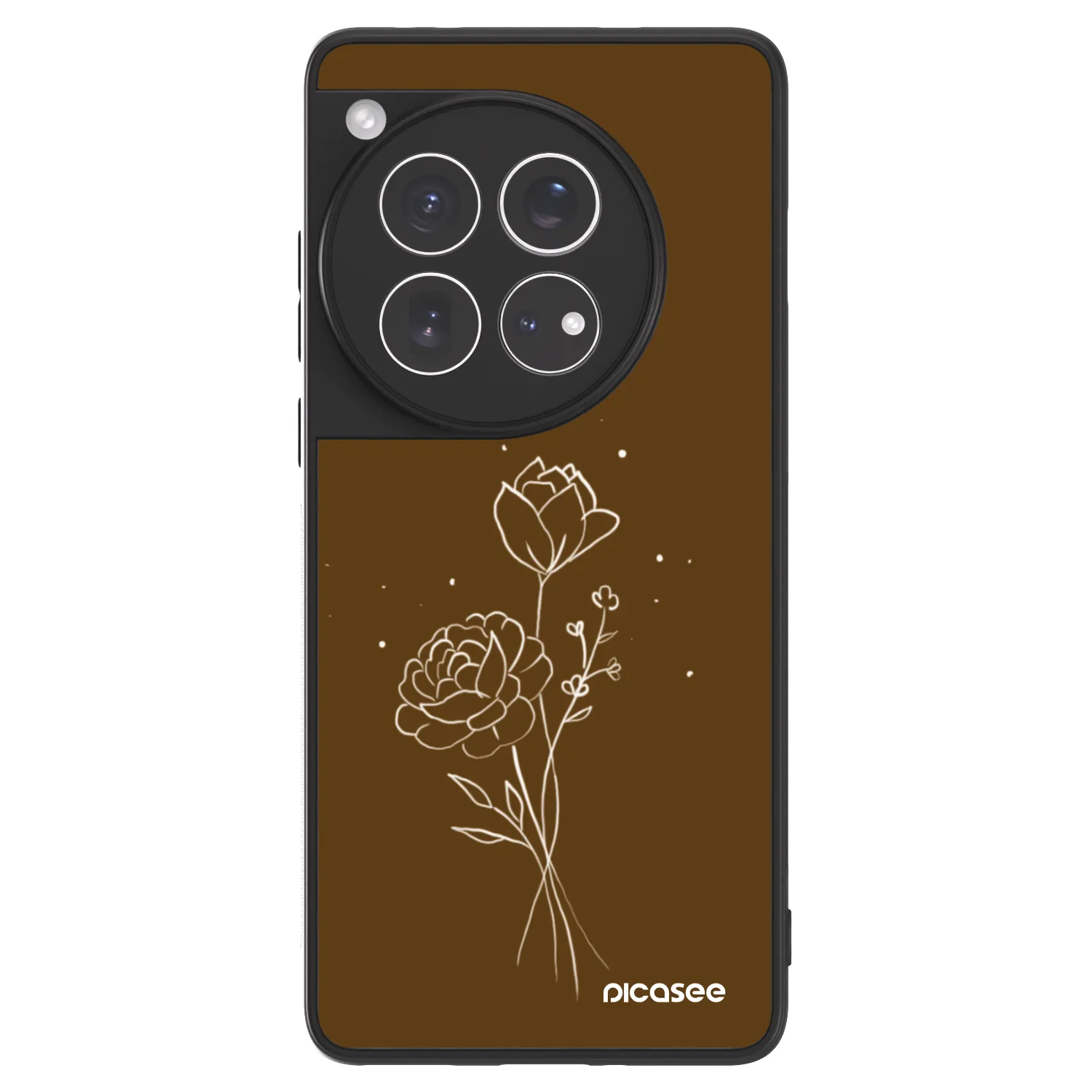 Picasee ULTIMATE CASE OnePlus 12 5G - készülékre - Brown flowers