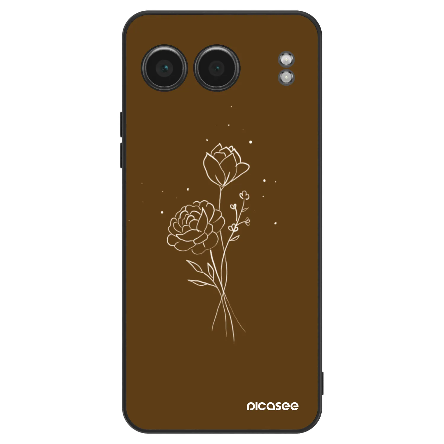Picasee ULTIMATE CASE OnePlus Nord 4 - készülékre - Brown flowers