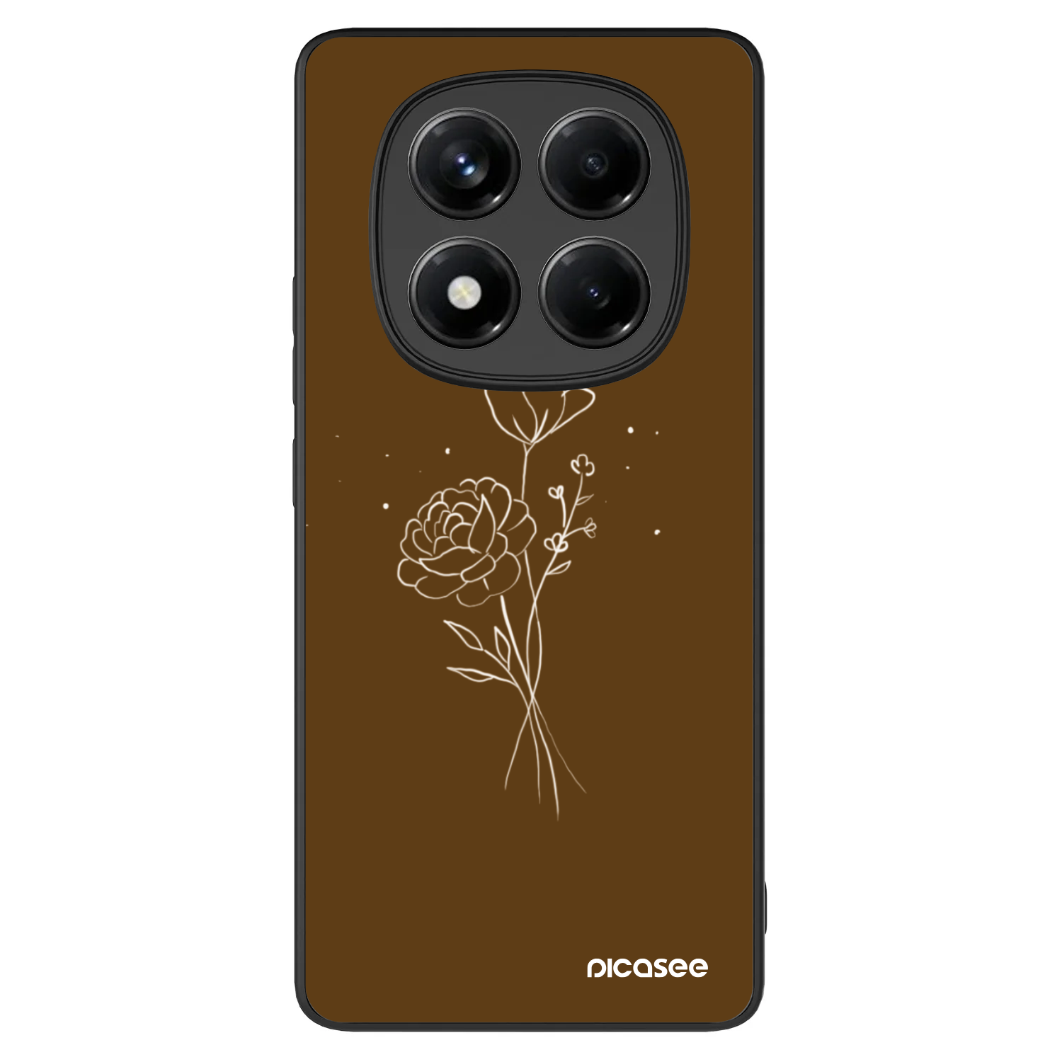 Picasee ULTIMATE CASE Xiaomi Redmi Note 14 Pro+ 5G - készülékre - Brown flowers