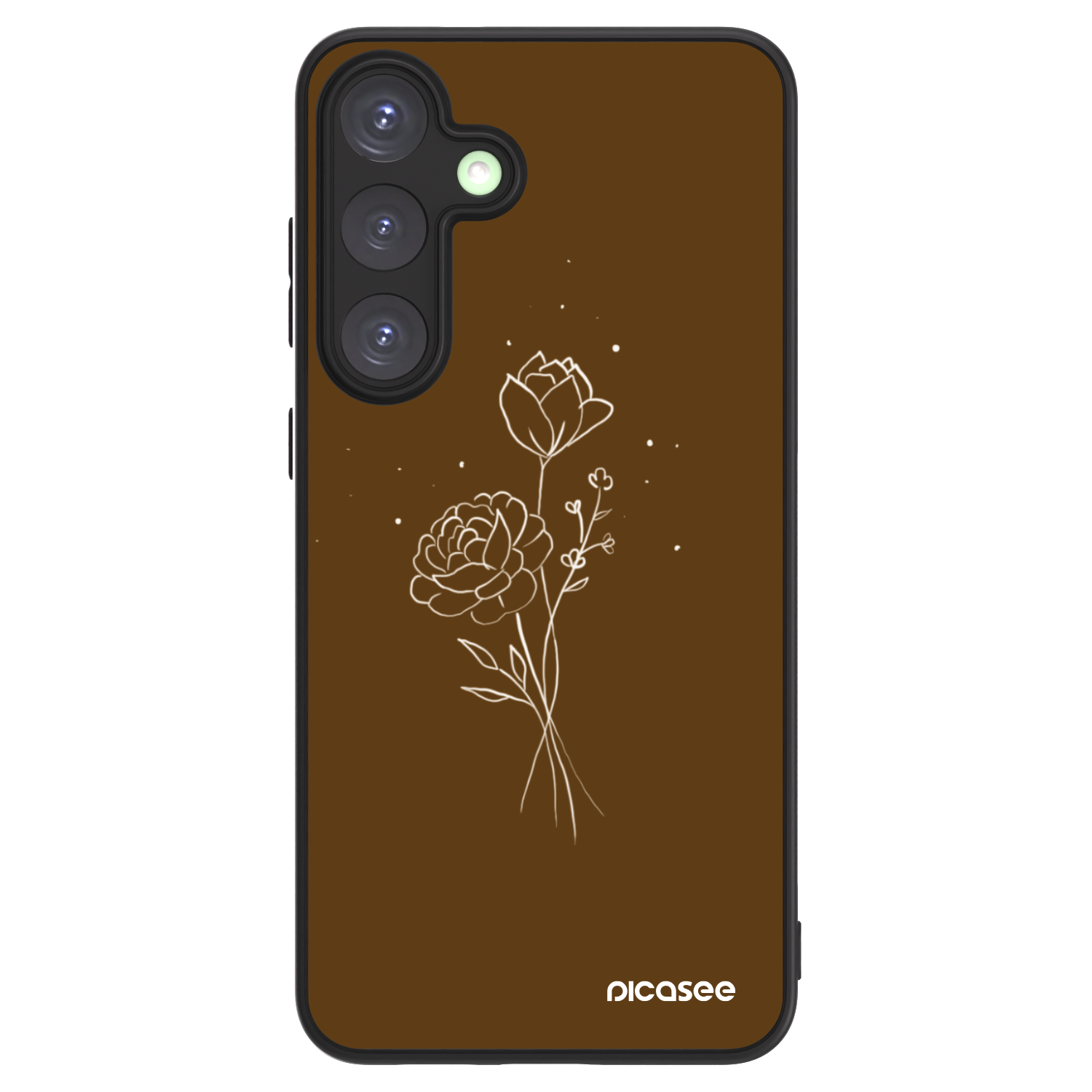 Picasee ULTIMATE CASE Samsung Galaxy S25+ 5G - készülékre - Brown flowers