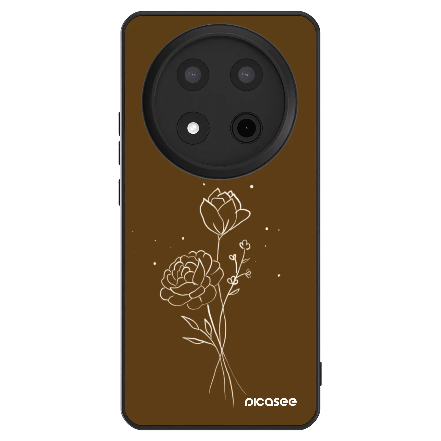 Picasee ULTIMATE CASE Honor Magic7 Lite 5G - készülékre - Brown flowers