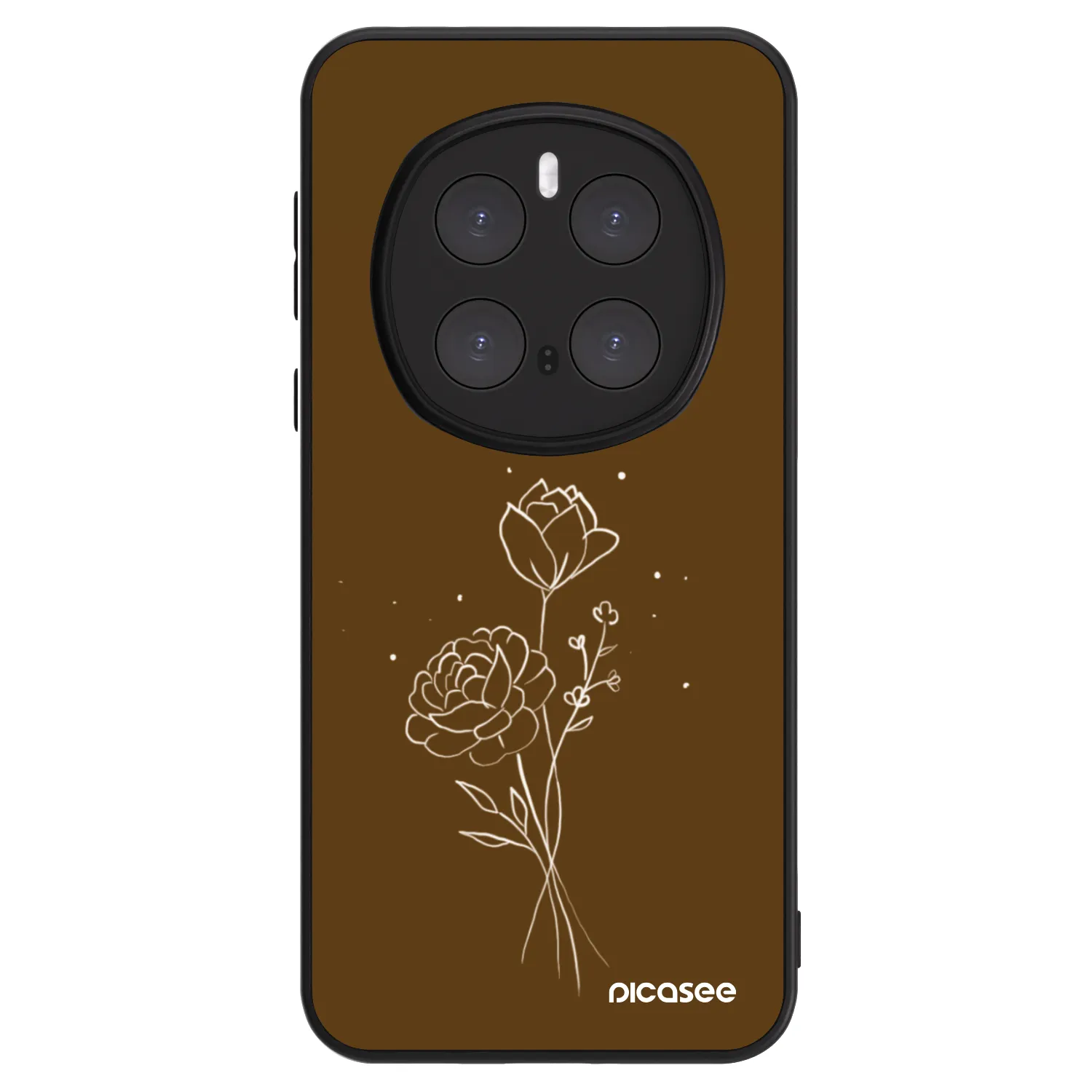 Picasee ULTIMATE CASE Honor Magic7 Pro 5G - készülékre - Brown flowers