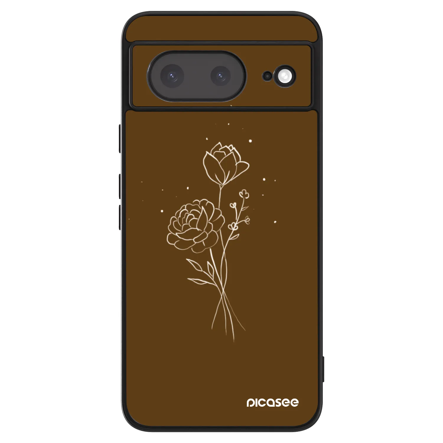Picasee ULTIMATE CASE Google Pixel 8a - készülékre - Brown flowers