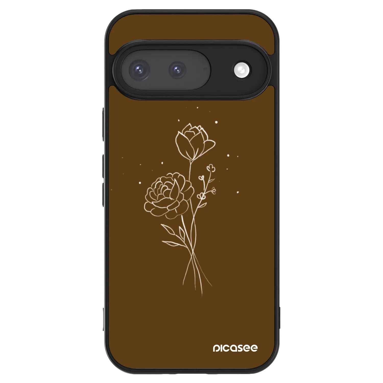 Picasee ULTIMATE CASE Google Pixel 9 - készülékre - Brown flowers