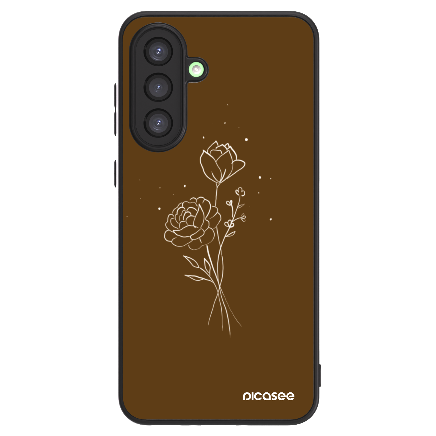 Picasee ULTIMATE CASE Samsung Galaxy A26 5G A266B - készülékre - Brown flowers