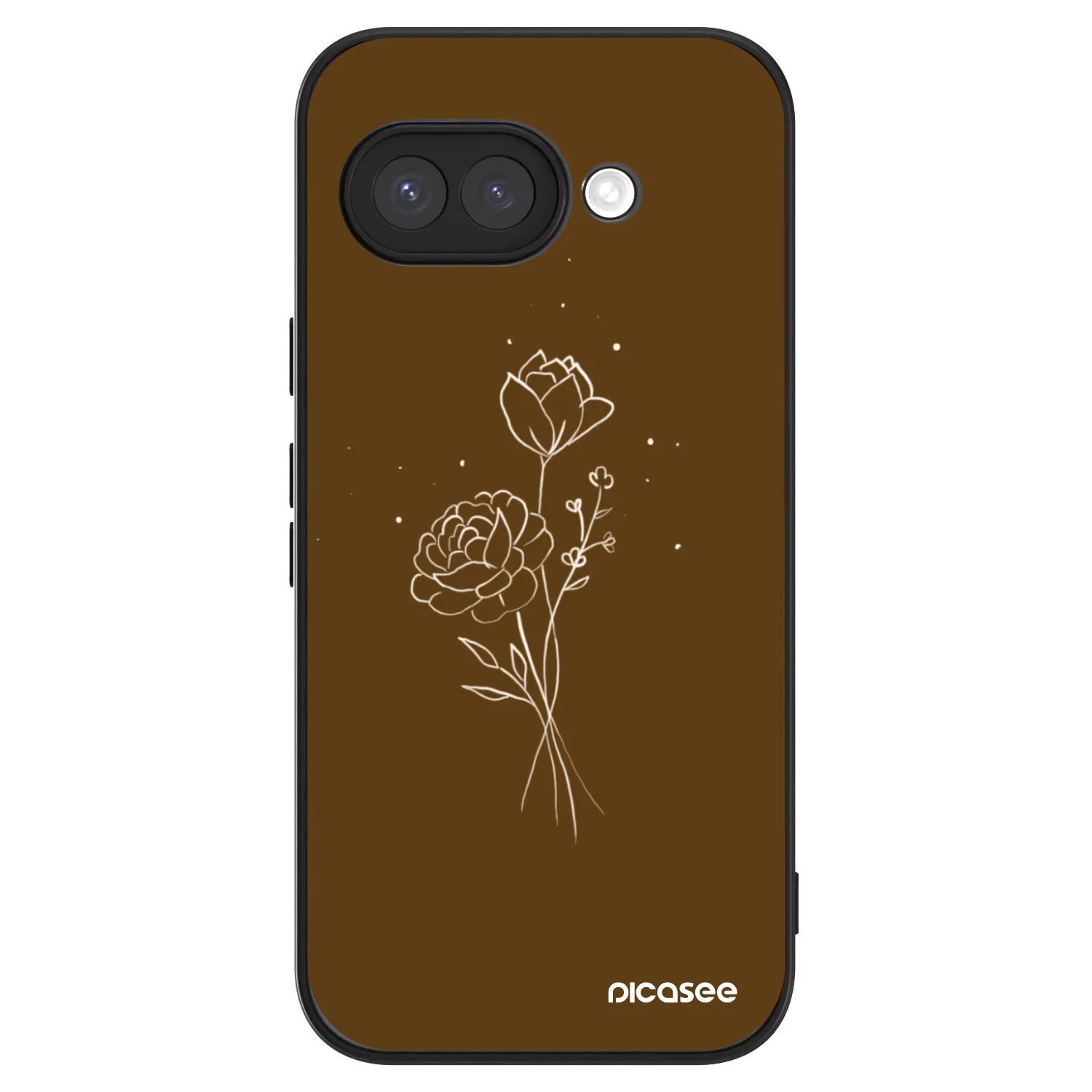Picasee ULTIMATE CASE Google Pixel 9a - készülékre - Brown flowers