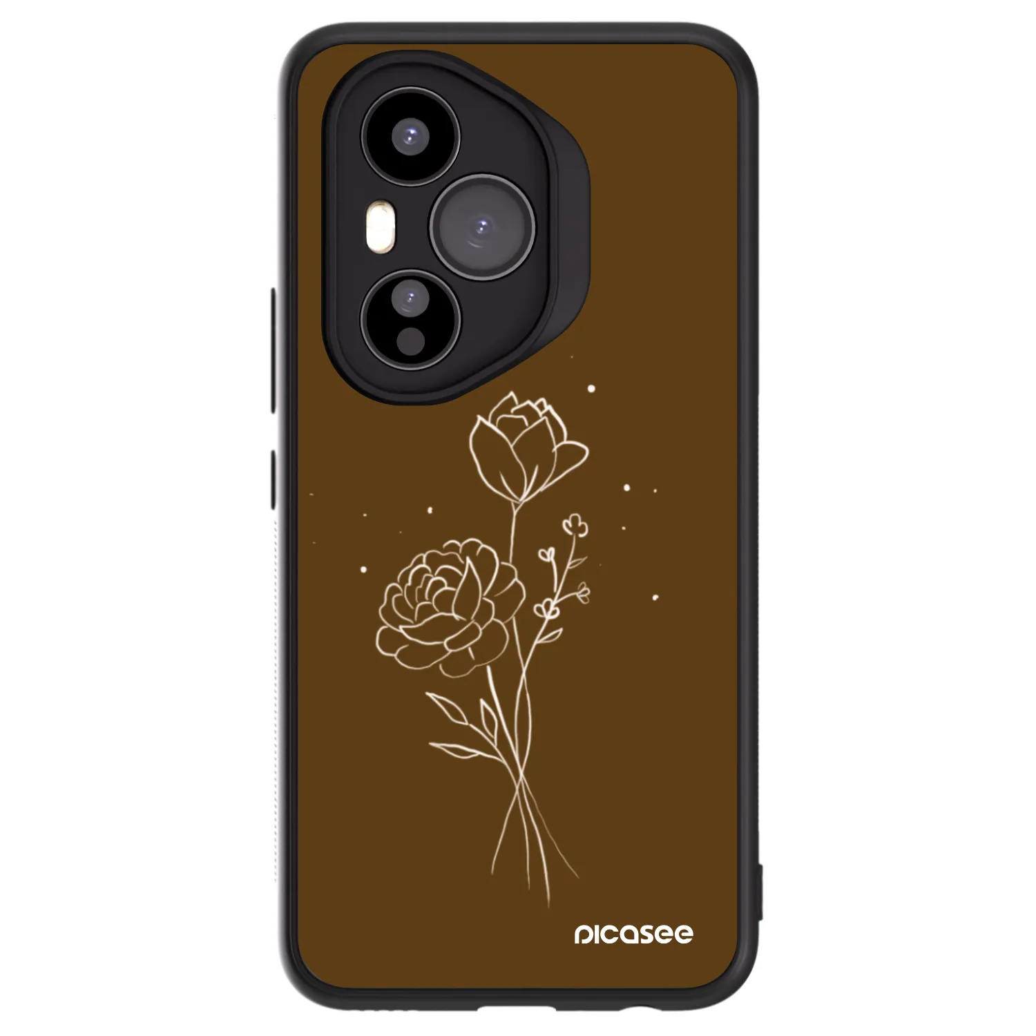 Picasee ULTIMATE CASE Honor 400 Pro 5G - készülékre - Brown flowers