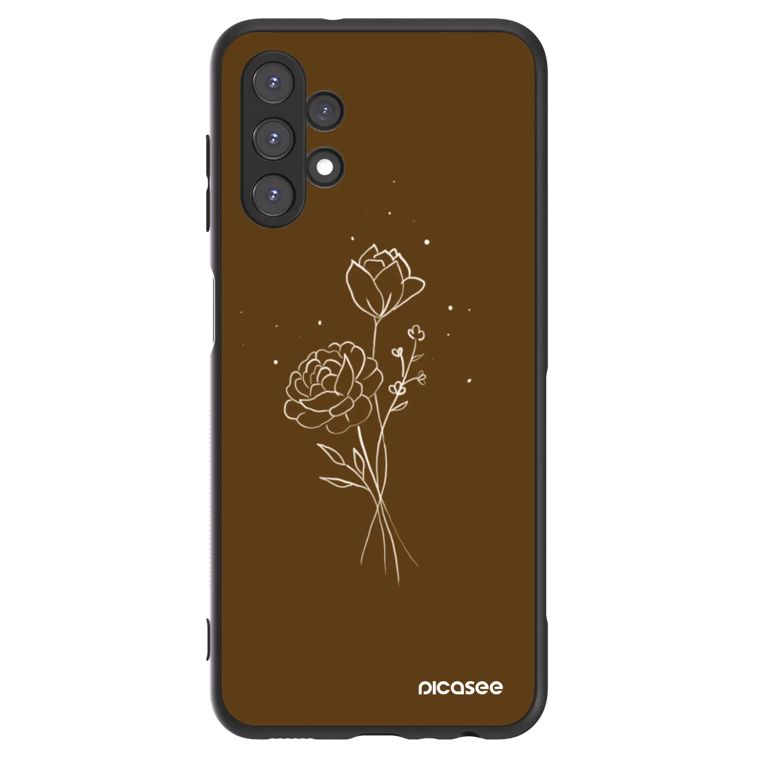Picasee ULTIMATE CASE Samsung Galaxy A13 5G - készülékre - Brown flowers