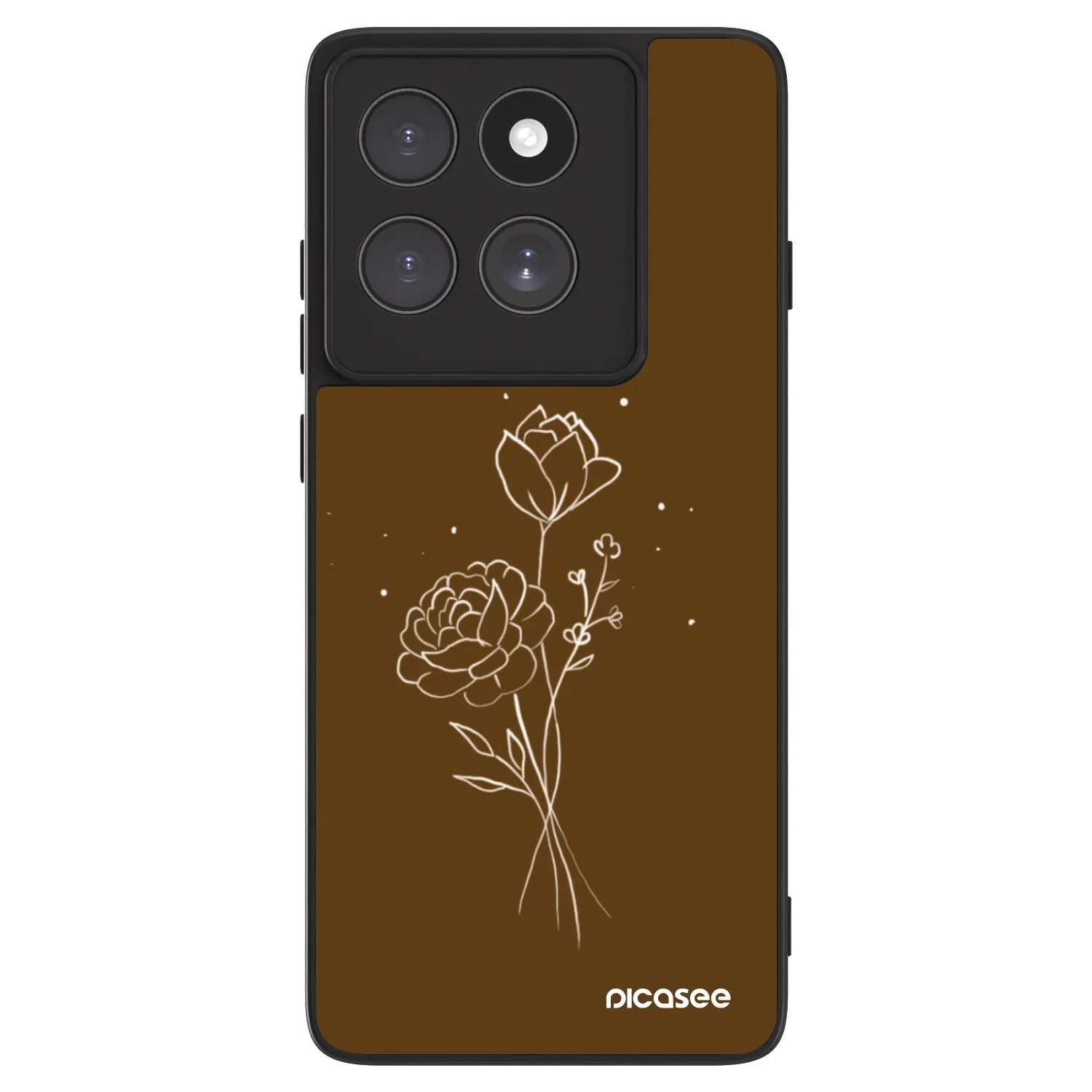 Picasee ULTIMATE CASE Motorola Edge 60 5G - készülékre - Brown flowers