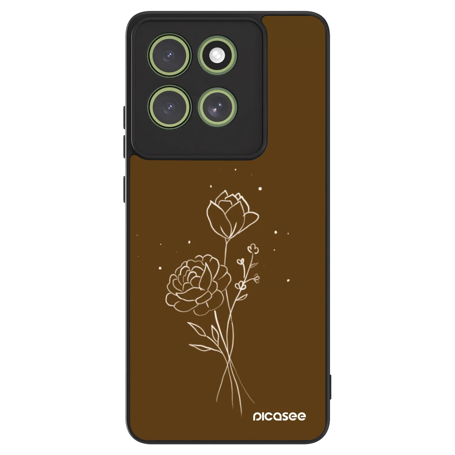 Picasee ULTIMATE CASE Motorola Moto G86 5G - készülékre - Brown flowers