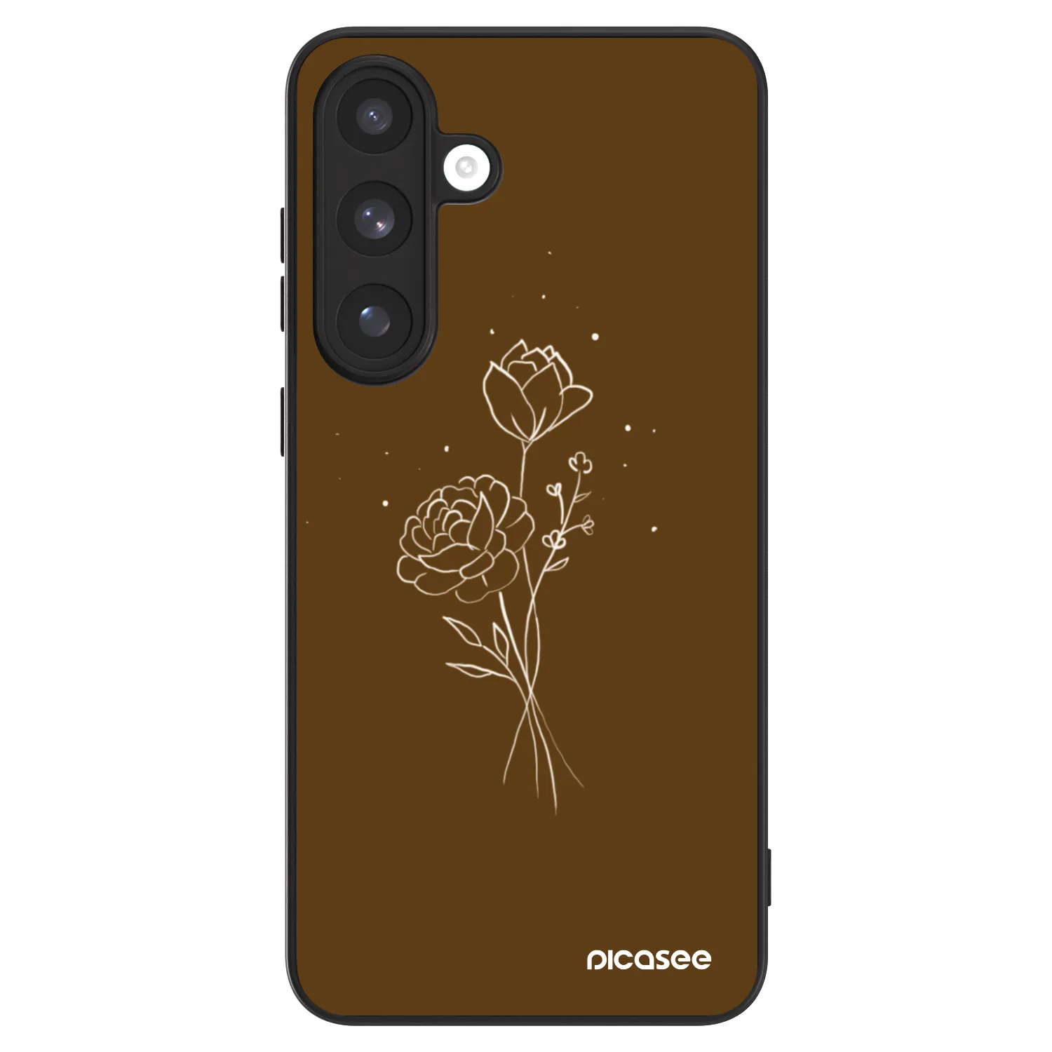 Picasee ULTIMATE CASE Samsung Galaxy S25 FE 5G - készülékre - Brown flowers