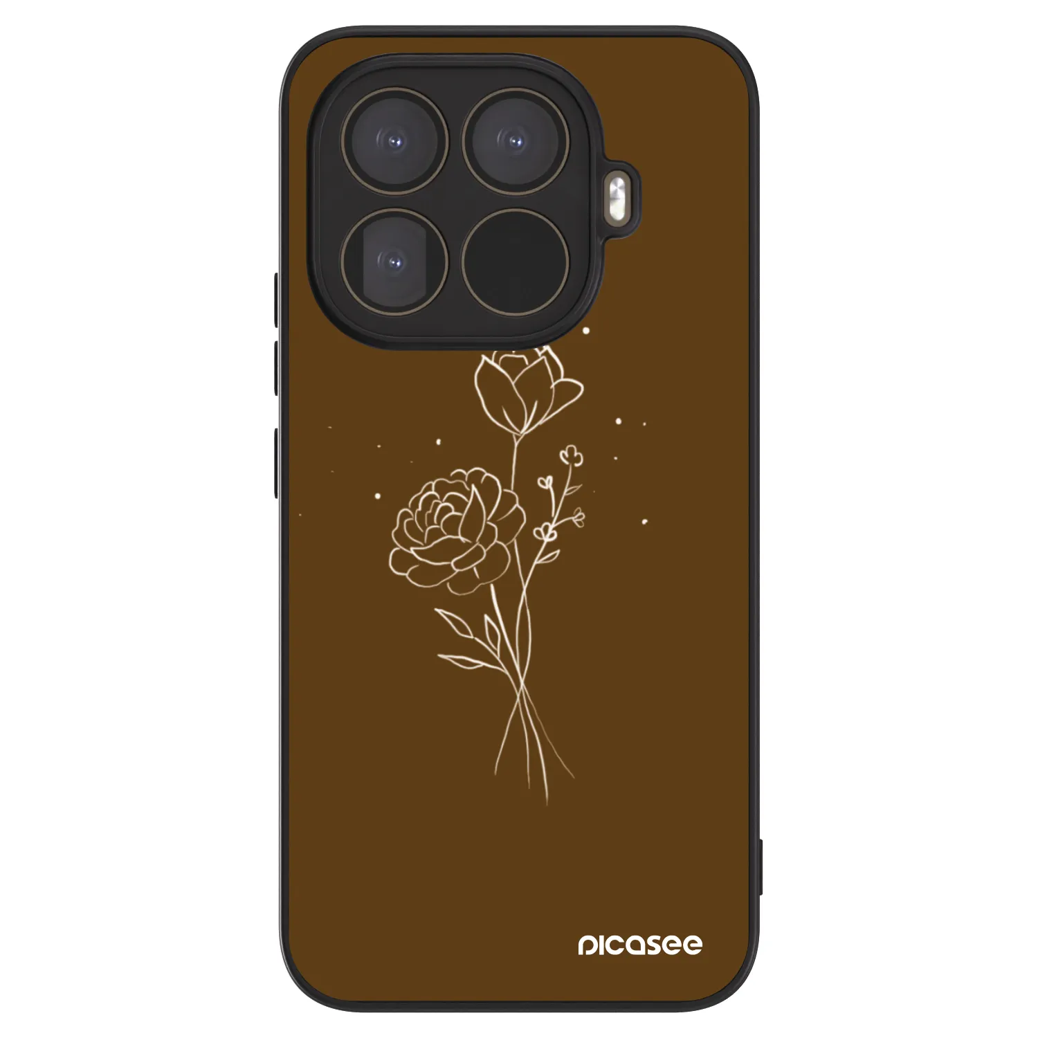 Picasee ULTIMATE CASE Xiaomi 15T Pro - készülékre - Brown flowers