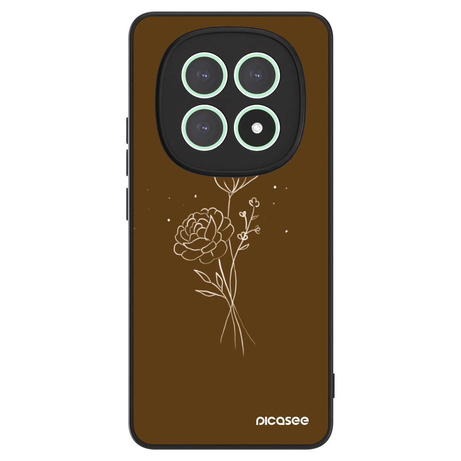 Picasee ULTIMATE CASE Xiaomi Redmi Note 15 - készülékre - Brown flowers