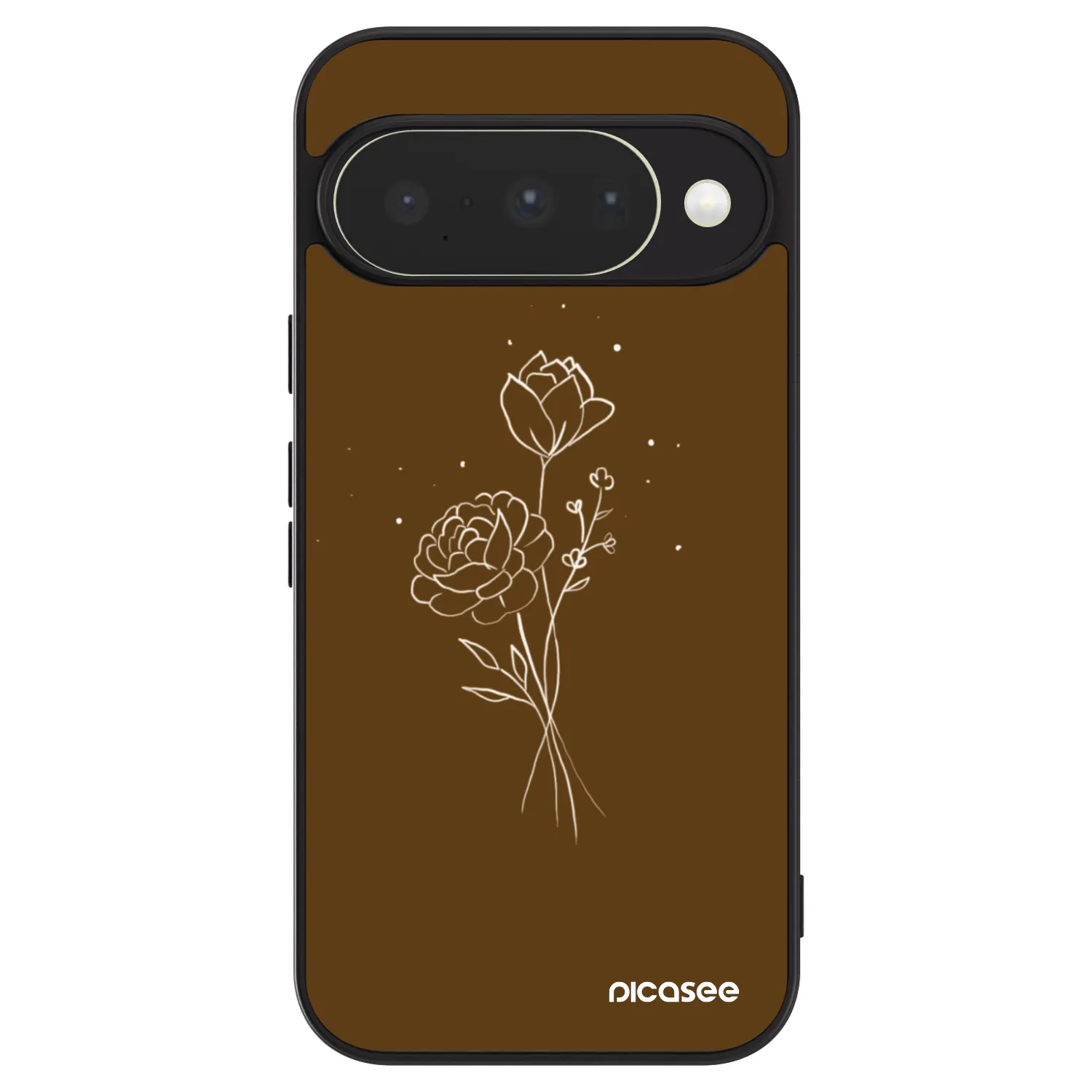 Picasee ULTIMATE CASE Google Pixel 10 - készülékre - Brown flowers