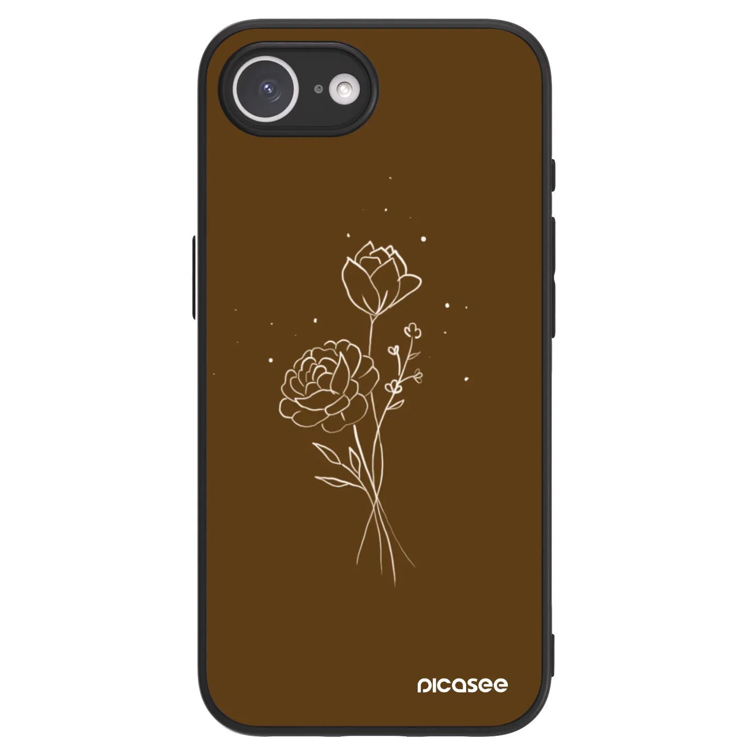Picasee ULTIMATE CASE Apple iPhone 17e - készülékre - Brown flowers