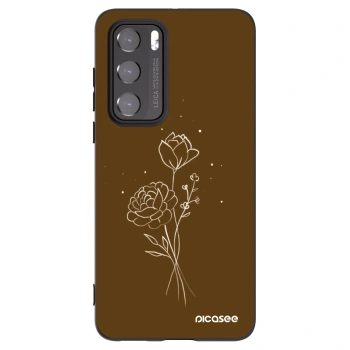 Tok az alábbi mobiltelefonokra Huawei P40 - Brown flowers