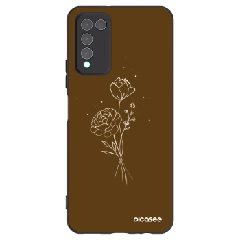 Tok az alábbi mobiltelefonokra Honor 10X Lite - Brown flowers