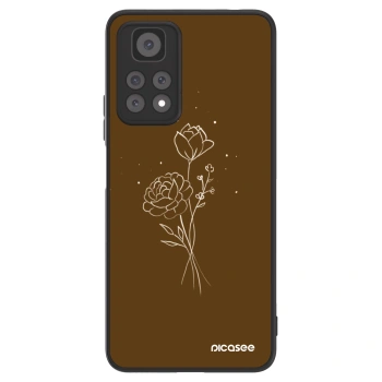 Picasee ULTIMATE CASE Xiaomi Redmi Note 11 Pro 5G - készülékre - Brown flowers