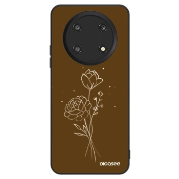 Szilikon tok erre a típusra Honor Magic4 Lite 5G - Brown flowers